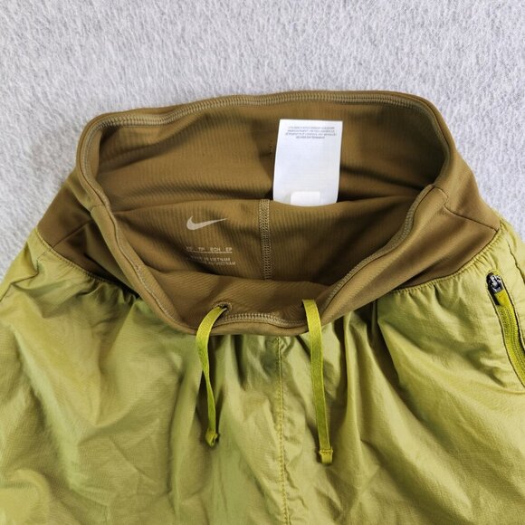 Nike Shorts Womens XS Green Run Division 2 In 1 Ripstop Zip Pocket Running - Picture 4 of 14